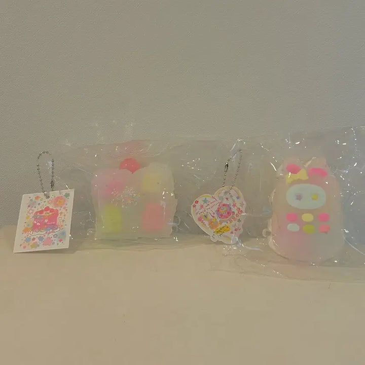 [BUNJANG] Sasa Studio Jelly Qq Toast &amp; Cellphone Squishy Set / sasa studio 2개 일괄팔매 (새상품) 사사 젤리 큐큐 토스트 +핸드폰 말랑이 세트