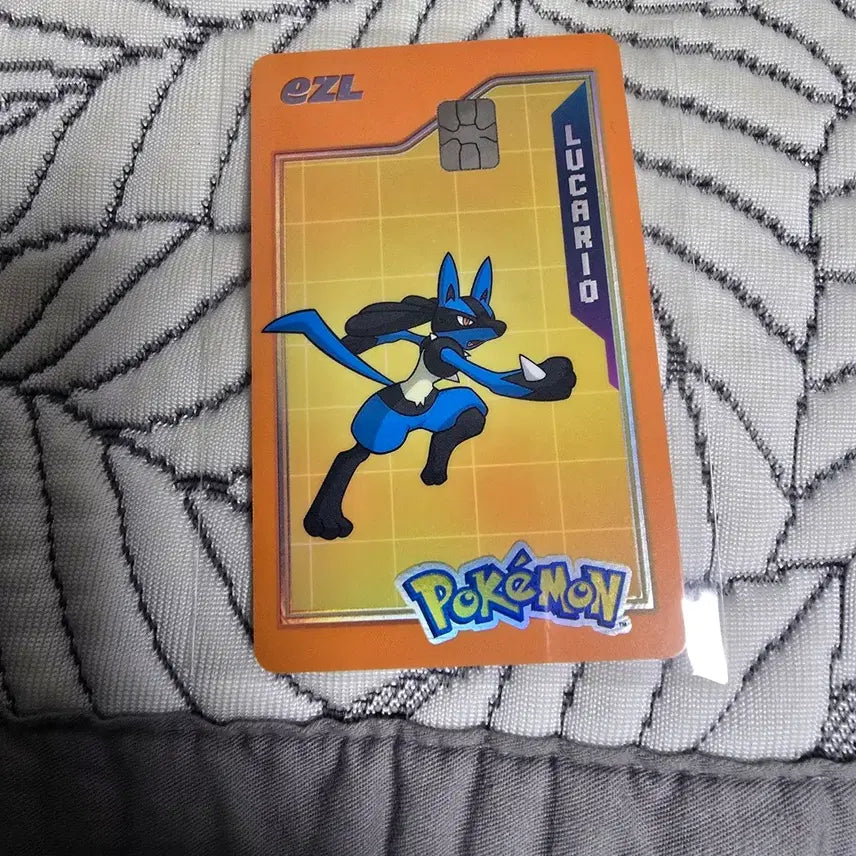 [BUNJANG] Pokémon Ezzle Transportation Card Lucario / 포켓몬 이즐 교통카드 루카리오 판매합니다