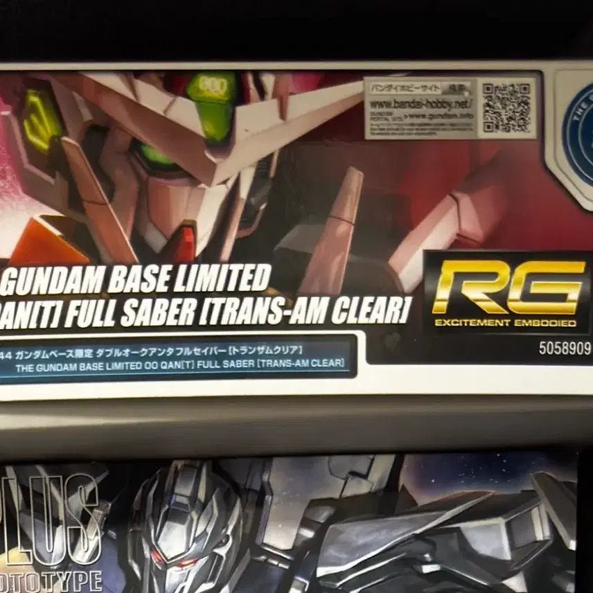[BUNJANG] RG 00 Qan [T] Trans-Am Clear Limited Edition / RG 더블오 퀀티 풀세이버 트란잠 클리어