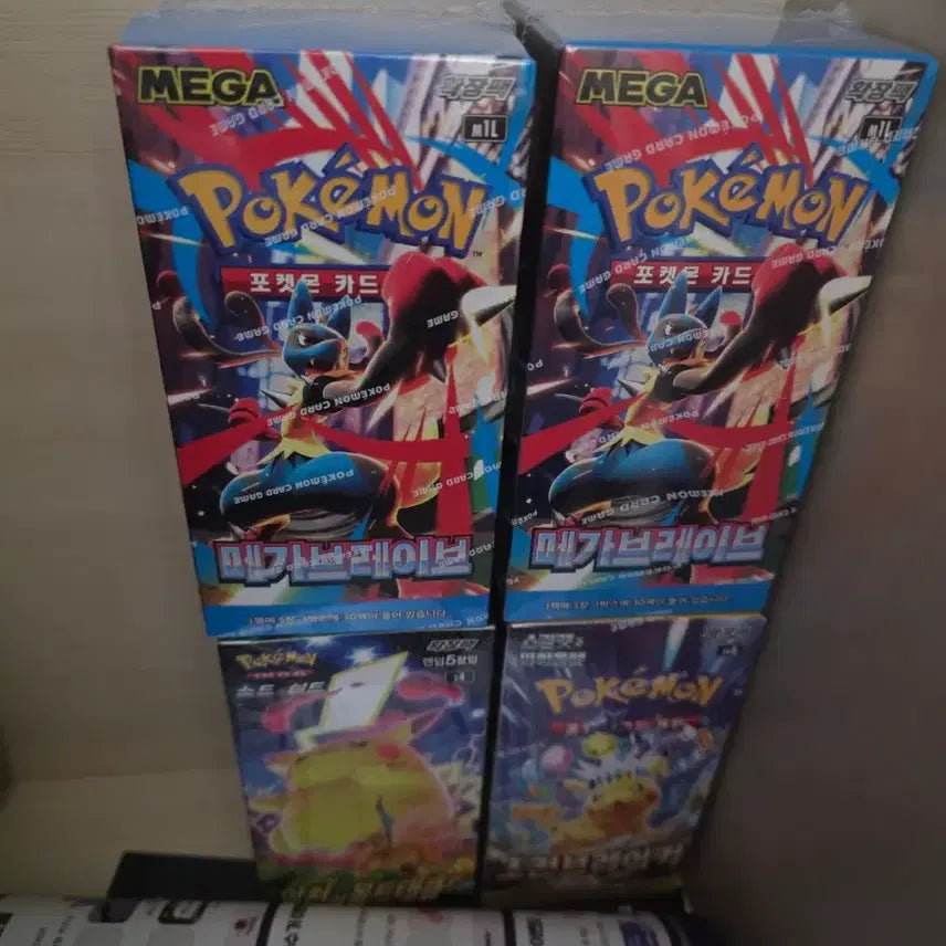 [BUNJANG] Pokemon Card Game Scarlet &amp; Violet Expansion Pack: Triplet Beat - Booster Box / 포켓몬카드 앙천의볼트태클 초전브레이커 메가브레이브 박스 판매