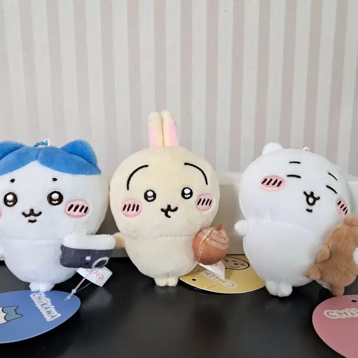 [BUNJANG] Cheekawa Usagi Hachiwara Plush Keychain (New) / 먼작귀 치이카와 우사기 하치와레 인형 키링 새상품