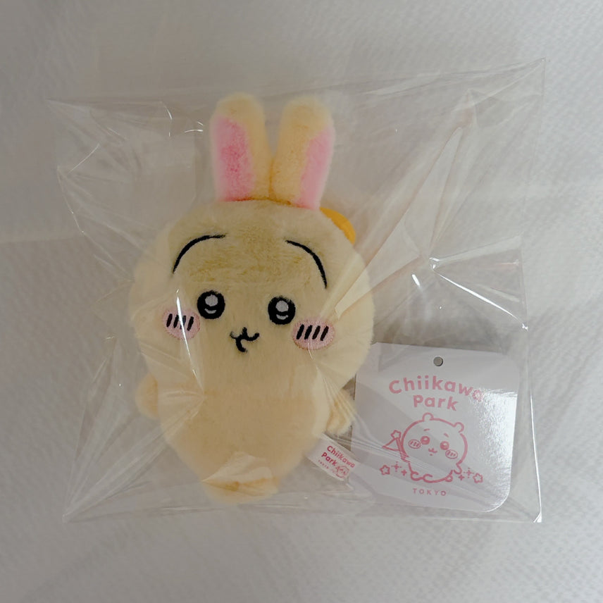 [BUNJANG] Chiikawa Usagi Fluffy Plush Keychain Mascot Gacha Figure / 치이카와 파크 정품 우사기 호와 후와 복슬 인형 누이 키링 마스코트 가챠 메지루시 피규어 아크릴 쿠지 나가노 농담곰 먼작귀 랏코 하치와레