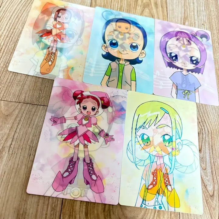 [BUNJANG] Magical Doremi Lenticular Postcard Set (5 Types) / 꼬마마법사 레미 렌티큘러 엽서 5종