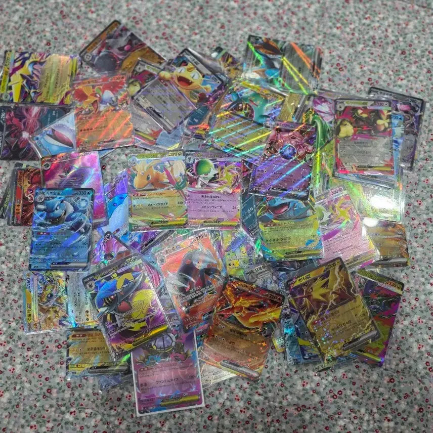 [BUNJANG] Pokemon EX Card Bundle Set (75 Cards) / (포켓몬) 각종 ex카드 75장 일괄(각종 나라 화합의 광장), sr다수 포함