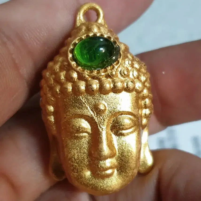 [BUNJANG] Gilt Dragon Celadon Pendant Necklace with Gilt Coins / ㅊ17.불두.신선.보살.부처님.쌍용.목걸이.펜던트.호신불.칠보장식.금화.은화.중국동전