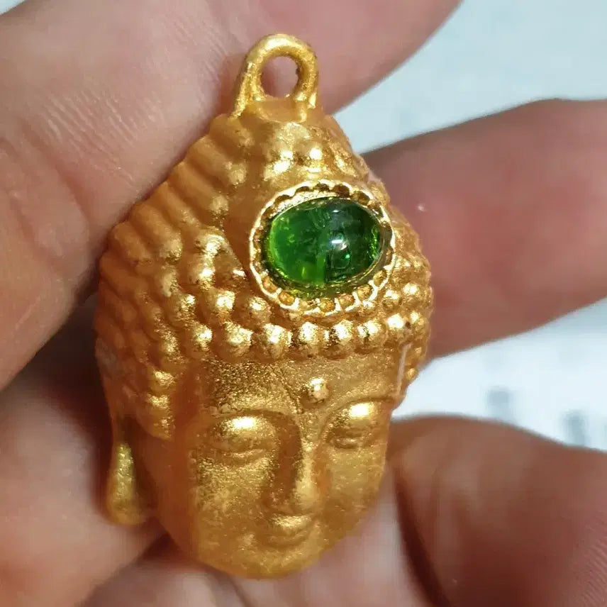 [BUNJANG] Gilt Dragon Celadon Pendant Necklace with Gilt Coins / ㅊ17.불두.신선.보살.부처님.쌍용.목걸이.펜던트.호신불.칠보장식.금화.은화.중국동전