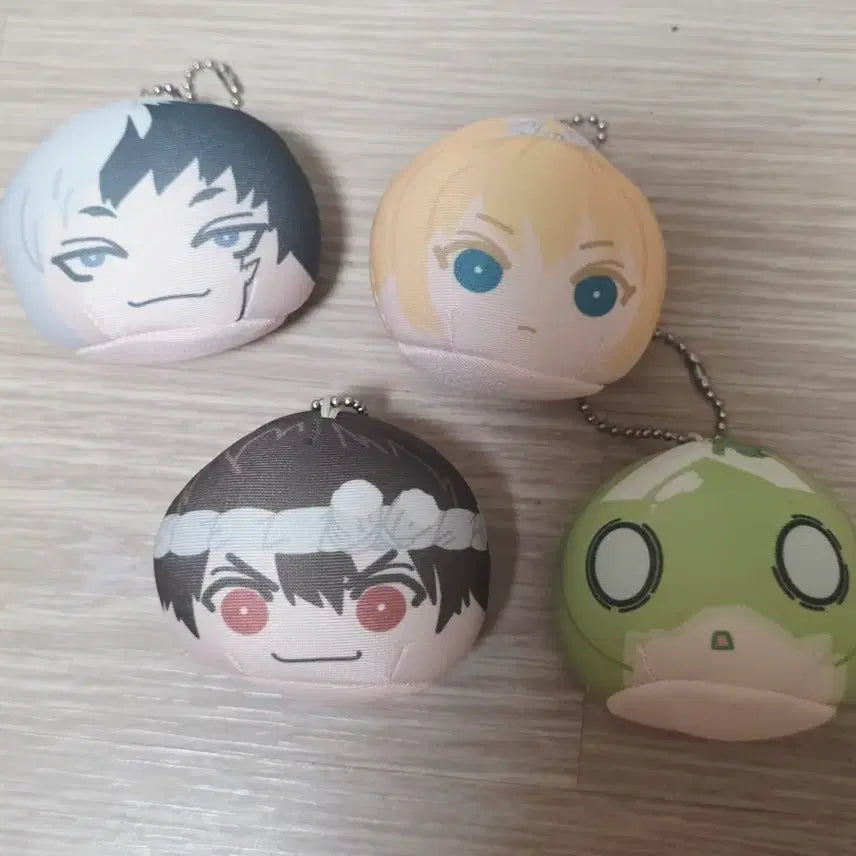 [BUNJANG] Dr. STONE Manju Plush Set - Gen, Kohaku, Chrome, Suika / 일괄) 닥터스톤 만쥬 겐 코하쿠 크롬 스이카 인형 누이