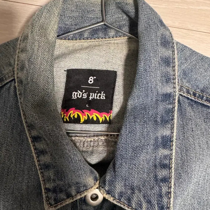 [BUNJANG] G-Dragon 8 Seconds Blue Trucker Jacket / 지드래곤 청트러커