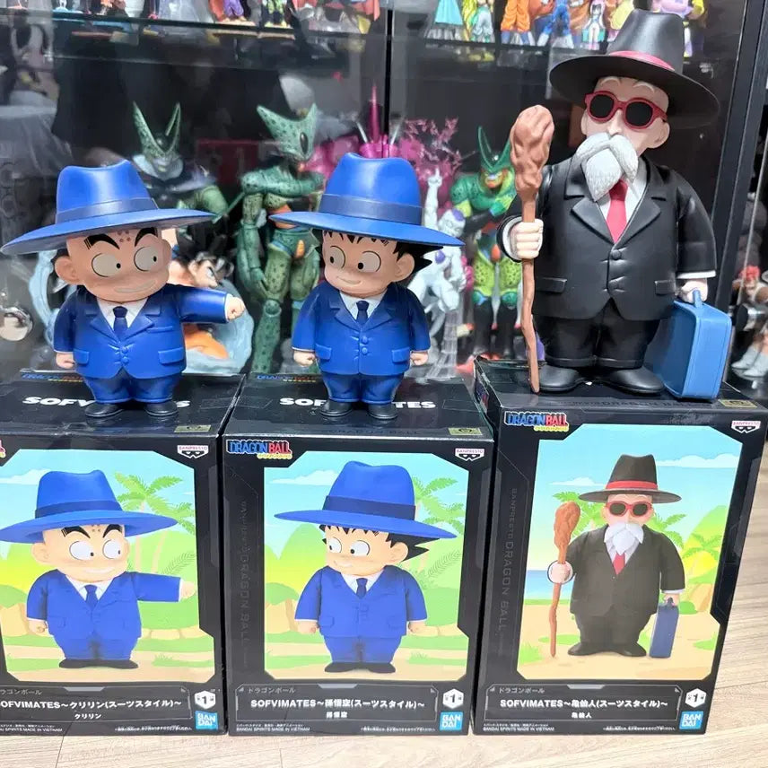 [BUNJANG] Dragon Ball Sofvimates Son Goku, Krillin, Master Roshi 3 Figure Set / 드래곤볼 sofvimates 손오공 크리링 무천도사 3종