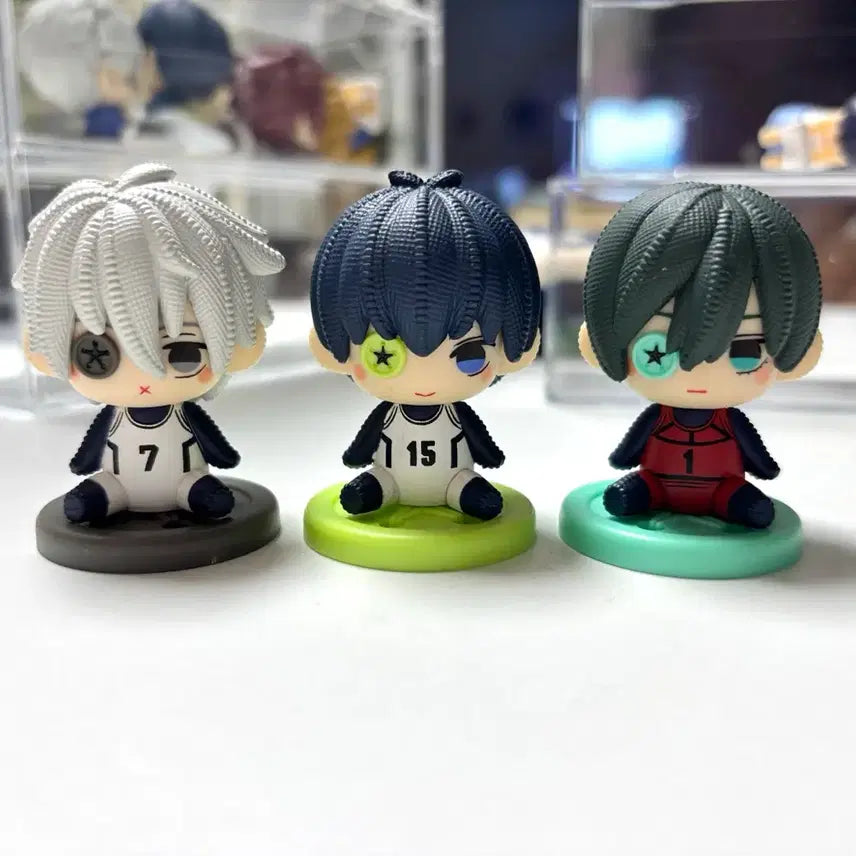 [BUNJANG] Blue Lock Nui Kake Gacha Figure Set / 블루록 누이카케 가챠 피규어 3종 일괄