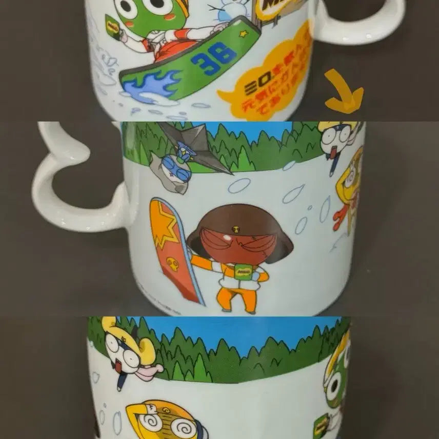 [BUNJANG] Keroro Milo Cup Set Bundle / 케로로 마일로 컵세트 일괄 케로로 고전