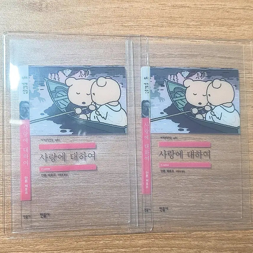 [BUNJANG] GS25 Minumsa Collaboration Transparent Bookmark <About Love> / [GS25] 민음사 콜라보 투명 책갈피 <사랑에 대하여>