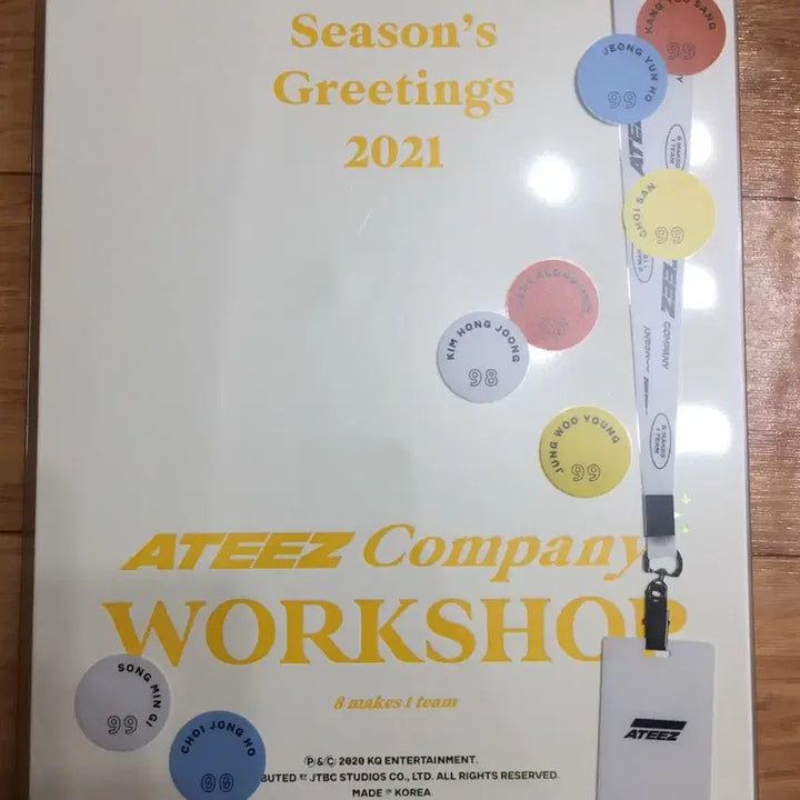 [BUNJANG] ATEEZ ATINY 3rd Fanclub Kit Full Set / 에이티즈 ATEEZ 에이티니 ATINY 3기 키트(+2021 시즌그리팅)