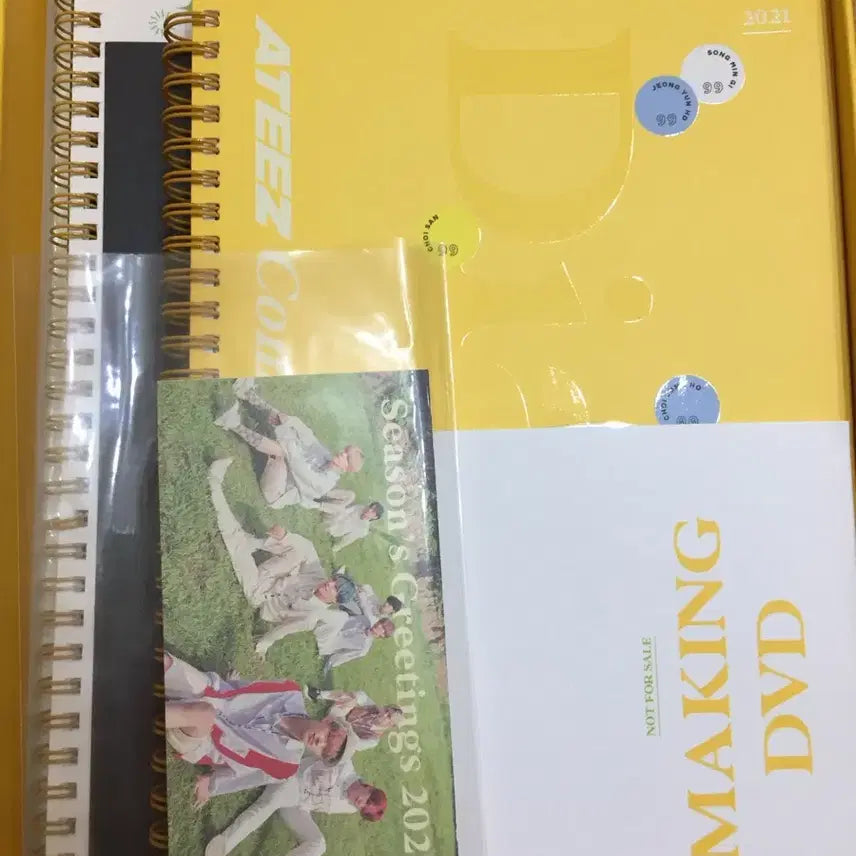 [BUNJANG] ATEEZ ATINY 3rd Fanclub Kit Full Set / 에이티즈 ATEEZ 에이티니 ATINY 3기 키트(+2021 시즌그리팅)