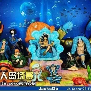 [BUNJANG] One Piece 20th Anniversary Figuarts ZERO Jinbe Fish-Man Island Diorama Figure / 원피스 20주년 아츠제로 젝스두 디오라마 어인섬 (미사용,풀구성,개봉확인품,무료배송)
