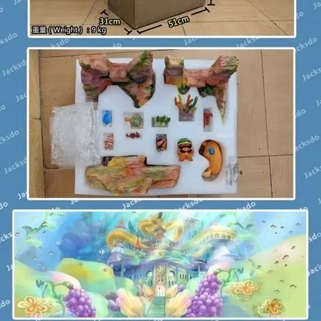 [BUNJANG] One Piece 20th Anniversary Figuarts ZERO Jinbe Fish-Man Island Diorama Figure / 원피스 20주년 아츠제로 젝스두 디오라마 어인섬 (미사용,풀구성,개봉확인품,무료배송)