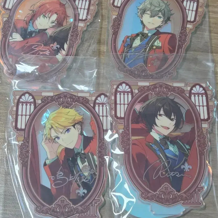 [BUNJANG] Ensemble Stars! Akatsuki Acrylic Standee Set (Leo, Sena, Arashi, Ritsu) / 앙스타 덩쿨아크릴 레오 세나 아라시 리츠
