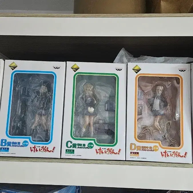 [BUNJANG] K-On! Ichiban Kuji &amp; Dengeki Hobby Azusa Nakano Bundle Set / 고전 이치방쿠지 +전격하비 케이온 5인방 일괄 판매합니다.