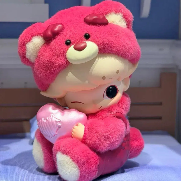 [BUNJANG] Pop Mart Dimoo World x Pixar Series Lotso Strawberry Bear Figure (Sealed) / 미개봉 팝마트 디무 월드 X 픽사 시리즈 lotso 딸기곰