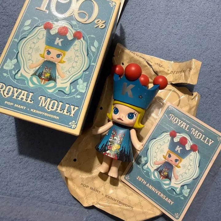 [BUNJANG] Pop Mart Mega Royal Molly 100% Series 1 20th Anniversary Figure / 팝마트정품 메가로얄몰리 100% 시리즈1 20Th Anniversary