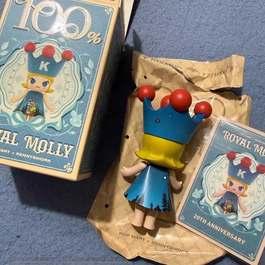 [BUNJANG] Pop Mart Mega Royal Molly 100% Series 1 20th Anniversary Figure / 팝마트정품 메가로얄몰리 100% 시리즈1 20Th Anniversary