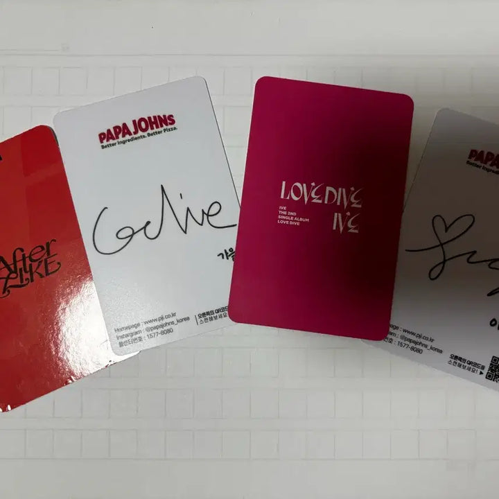[BUNJANG] IVE 4-Member Photocard Set / 아이브 포토카드 4종 세트