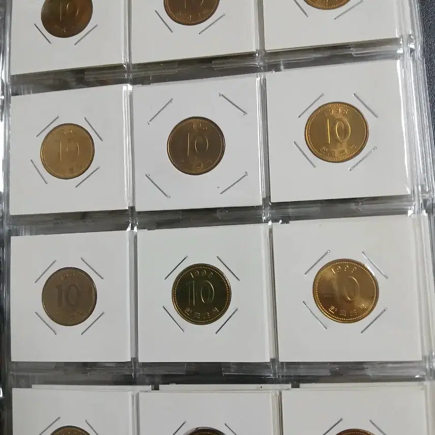 [BUNJANG] 10 Won Coin Full Set (1966-2025) / 10원동전 풀세트(1966년~2025년) 줄세우기 종결판