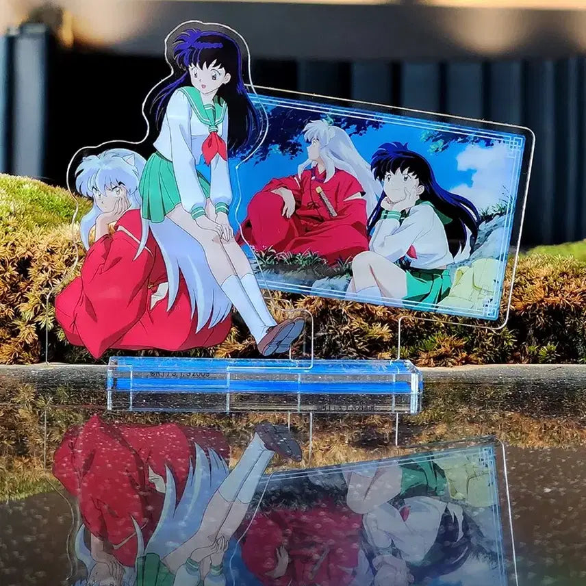 [BUNJANG] Inuyasha Hongdae Pop-Up Fair Limited Acrylic Stand (Inuyasha &amp; Kagome Couple) / 현물)이누야샤 홍대 팝업 페어 아크릴 스탠드 미개봉 판매