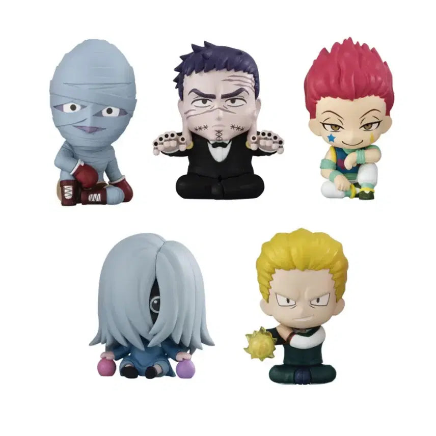 [BUNJANG] Hunter x Hunter: Phantom Troupe Sweets Mascot Strap 2nd Edition Full Set / 헌터x헌터 스와라세타이 환영 여단 2탄 가챠 (5종 풀셋)