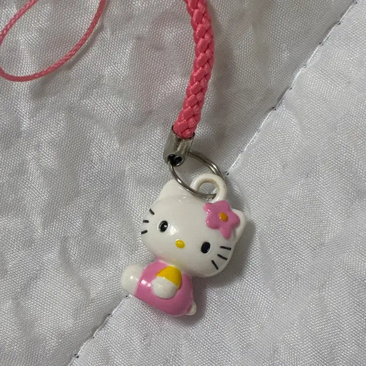 [BUNJANG] Hello Kitty Pink Kawaii Kitty Strap / 핑크 카오하나키티스트랩 고전키티