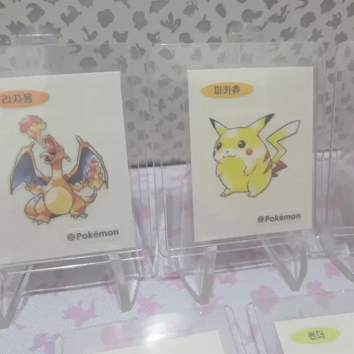 [BUNJANG] Pokemon Artwork Ttibusil Popular Stickers 7 Types Bundle Set / 포켓몬 아트워크 띠부씰 인기씰 7종 일괄