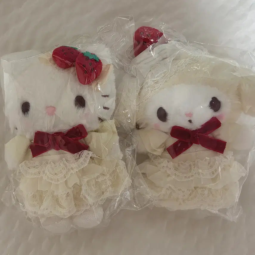 [BUNJANG] Sanrio Shortcake My Melody &amp; Hello Kitty Mascot Bundle Set / 일괄) 산리오 쇼트케이크 마이멜로디 헬로키티 마스코트