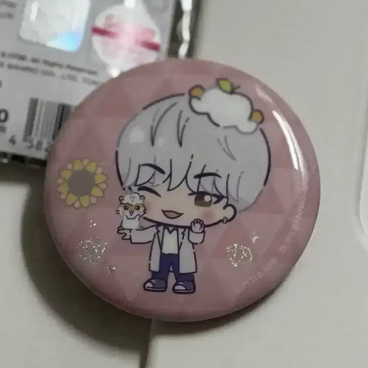 [BUNJANG] SEVENTEEN Home Package Keyring &amp; Sanrio Badge Bundle Set Hoshi / ( 2개 일괄 ) 세븐틴 홈 패키지 키링 + 산리오 뱃지 굿즈 호시 양도