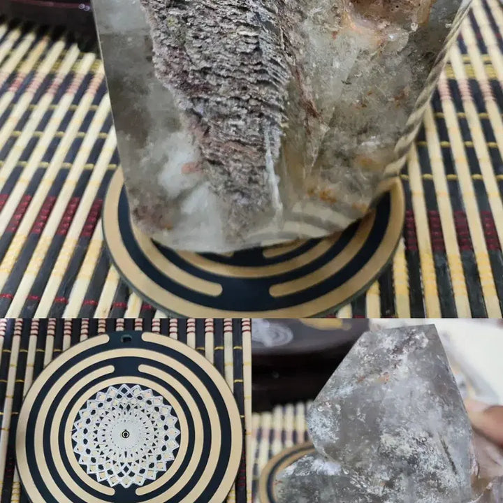 [BUNJANG] High-Density Inclusion Garden Shaman Crystal / 고밀도 대 인클루젼 가든 샤먼 수정 929g 16cm9.7cm6cm