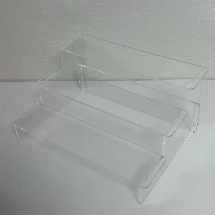 [BUNJANG] 3-Tier Clear Acrylic Display Stand Organizer / 투명 아크릴 3단 진열대 스탠드 장식장