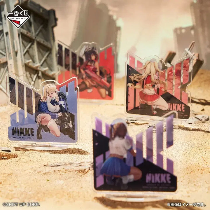 [BUNJANG] Nier: Automata Clay Double-Sided Battle Acrylic Stand / 제일복권 니케 클레이 양면 배틀 아크릴스탠드