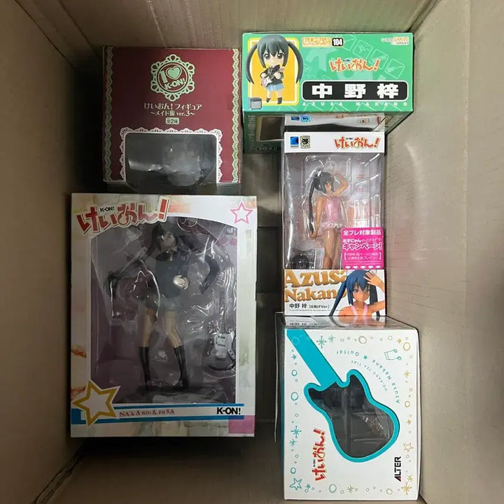 [BUNJANG] K-On! Azusa Nakano Bundle Figure Set / 케이온 아즈사 피규어 일괄 처분