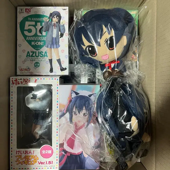 [BUNJANG] K-On! Azusa Nakano Bundle Figure Set / 케이온 아즈사 피규어 일괄 처분