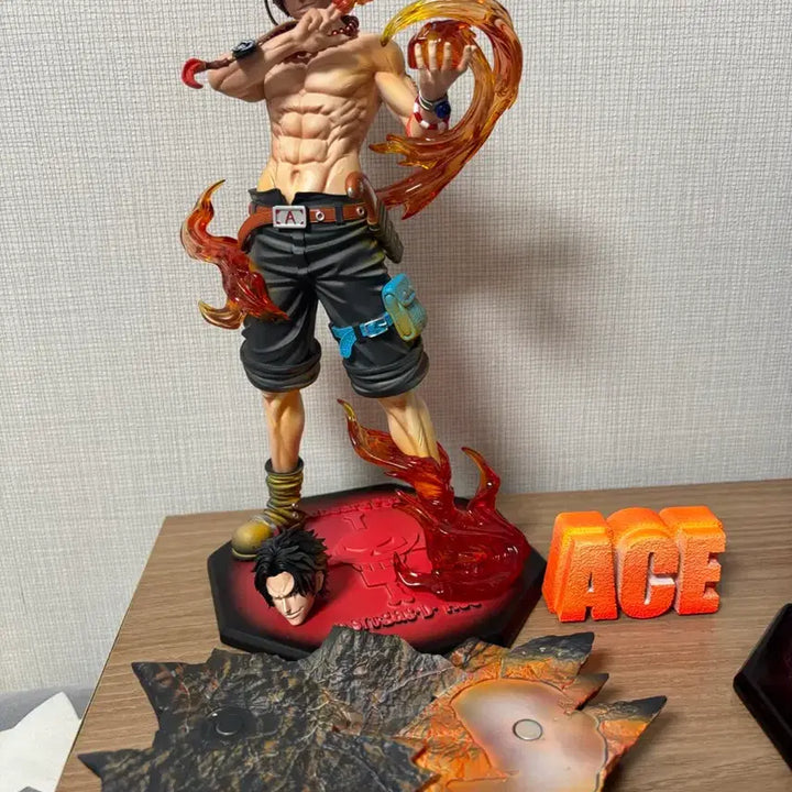 [BUNJANG] One Piece Portgas D. Ace Ghost Resin Figure / 원피스 ghost 에이스 레진 피규어