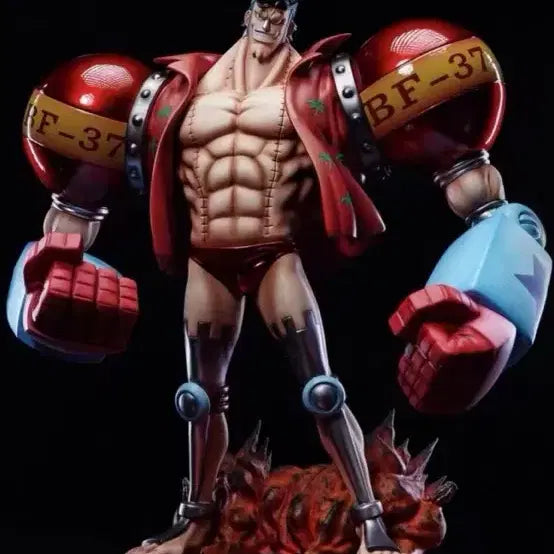[BUNJANG] One Piece Franky Resin Figure / 원피스 yygk(spk) 프랑키 레진 피규어