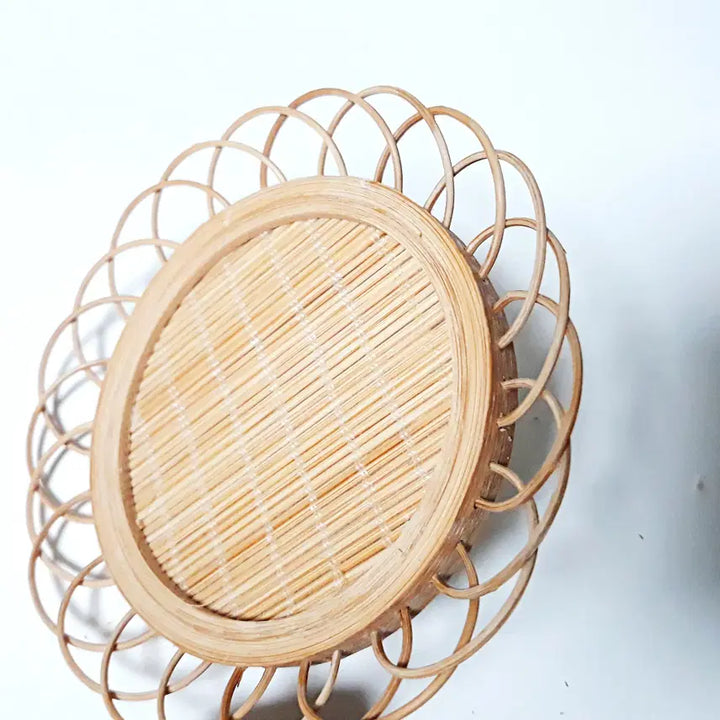 [BUNJANG] Japanese Bamboo Sunflower Coaster / 일본 대나무 해바라기 코스터