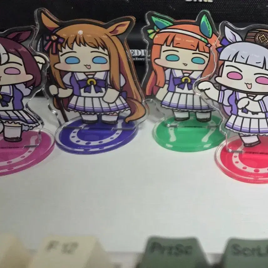 [BUNJANG] Uma Musume Acrylic Stand Set (4 Types) / 우마무스메 아크릴 스탠드 4종 세트