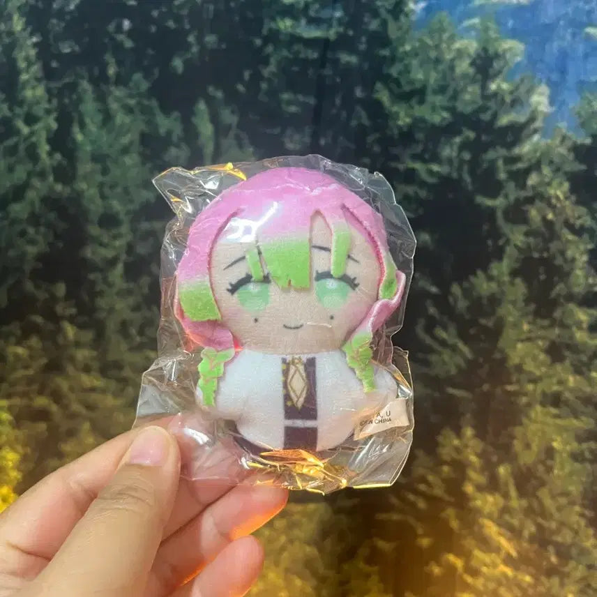 [BUNJANG] Demon Slayer Mitsuri Kanroji Plush Keychain / 귀멸의 칼날 미츠리 인형 키링