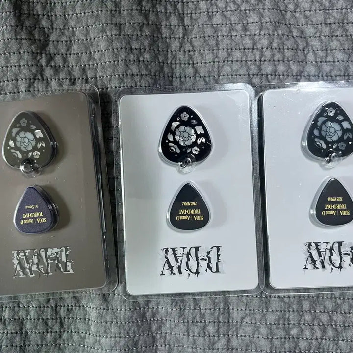 [BUNJANG] BTS Suga D-Day Guitar Pick Bundle Set / 방타 bts 슈가 suga 디데이 d day 기타피크 3개일괄