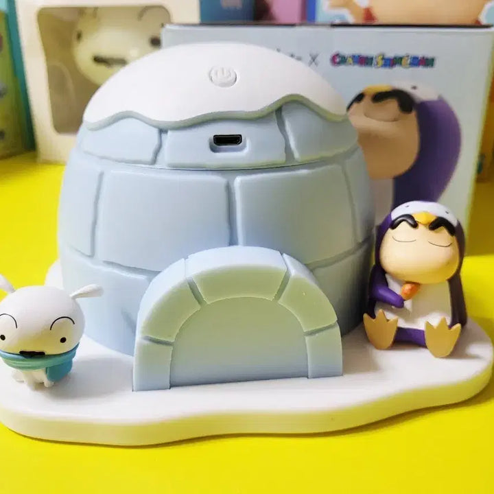 [BUNJANG] Crayon Shin-chan X Myungrang Hotdog Igloo Humidifier / 20년도 짱구 X 명량핫도그 이글루 가습기
