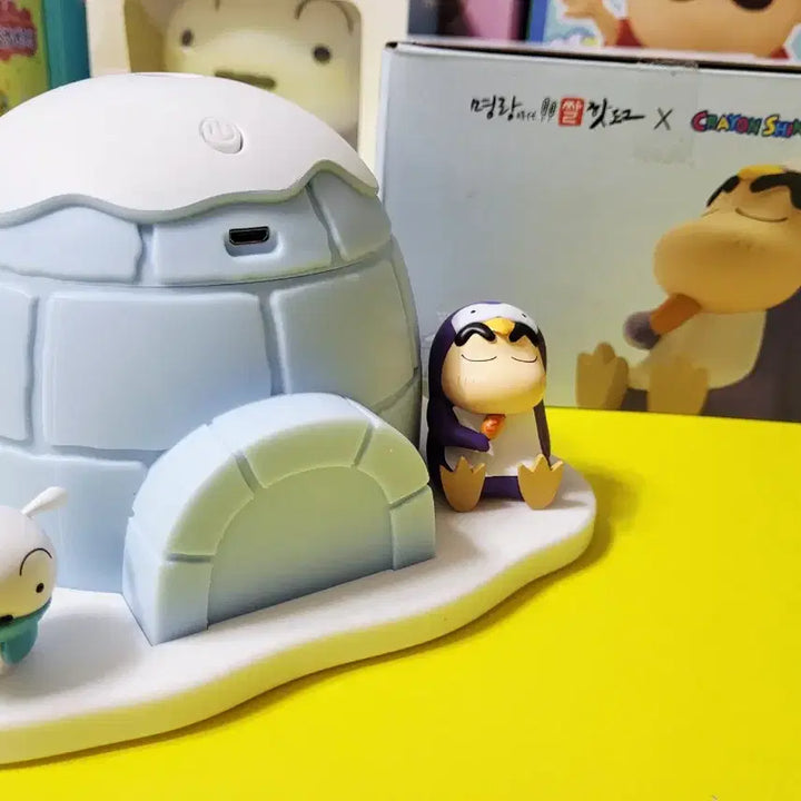 [BUNJANG] Crayon Shin-chan X Myungrang Hotdog Igloo Humidifier / 20년도 짱구 X 명량핫도그 이글루 가습기