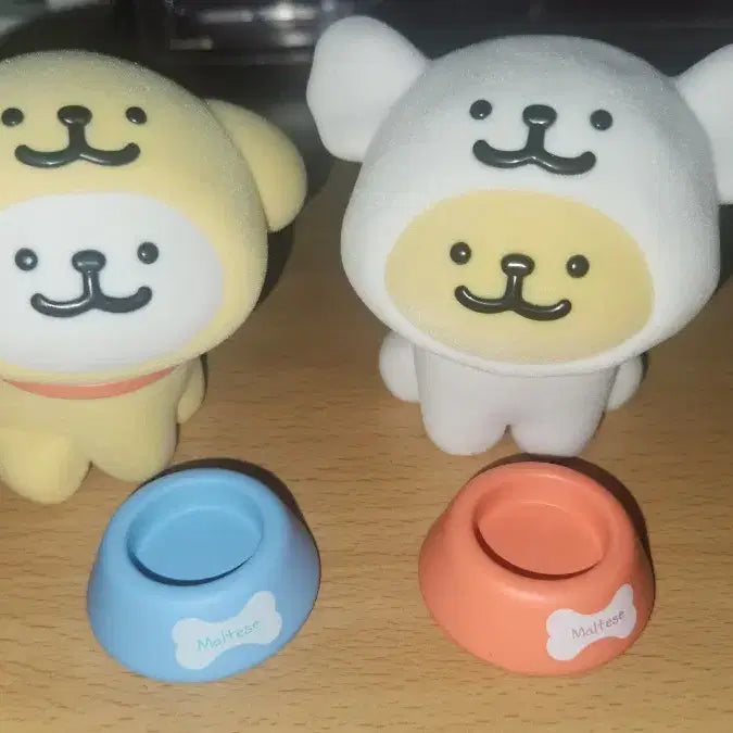 [BUNJANG] Maltese Retriever Figurine Set Bundle / 몰티즈 리트리버 피규어 세트 일괄