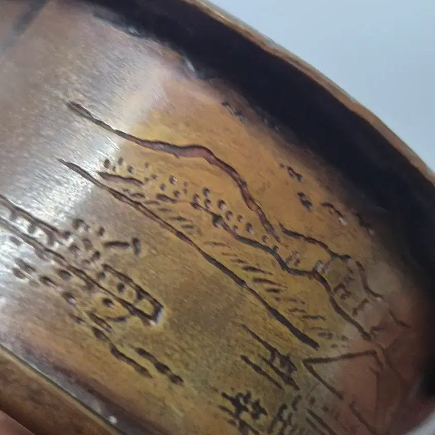 [BUNJANG] Mongolian Ger-Shaped Inkstone (Brass) / 몽골텐트집모양연적(동)