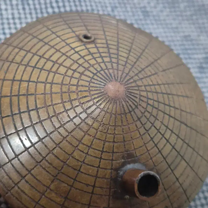 [BUNJANG] Mongolian Ger-Shaped Inkstone (Brass) / 몽골텐트집모양연적(동)