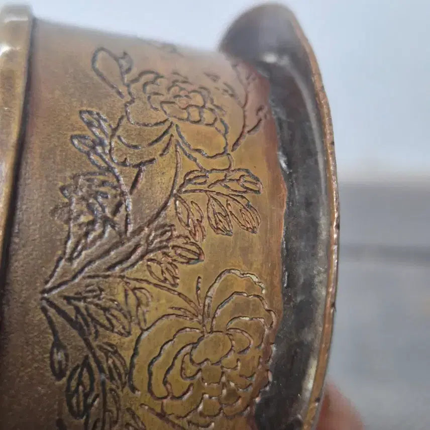 [BUNJANG] Mongolian Tent Shaped Bronze Inkstone / 몽골텐트연적(동)